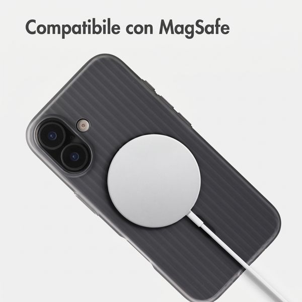 Accezz Cover Lite con MagSafe | Fluted | Apple iPhone 17 - Matte Black