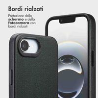 Accezz Cover in pelle 2 in 1 con MagSafe Apple iPhone 17e / 16e - Onyx Black