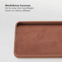 Selencia Libreria rimovibile Olyn con MagSafe Samsung Galaxy S26 Plus - Marrone