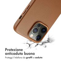 Accezz Cover in Pelle con MagSafe Apple iPhone 14 Pro Max - Sienna Brown