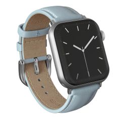 Burga Cinturino in vera pelle  - Apple Watch | 44/45/46/49 mm / Attacco universale 20 mm - Dream / Silver