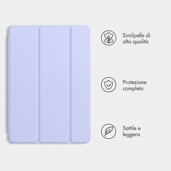 imoshion Cover a libro Trifold Samsung Galaxy Tab A9 Plus - Lilla