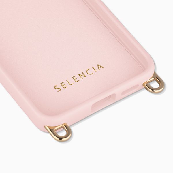 Selencia Cover posteriore Rivièra con MagSafe con ganci rimovibili Samsung Galaxy A57 (5G) - Sorbet Pink