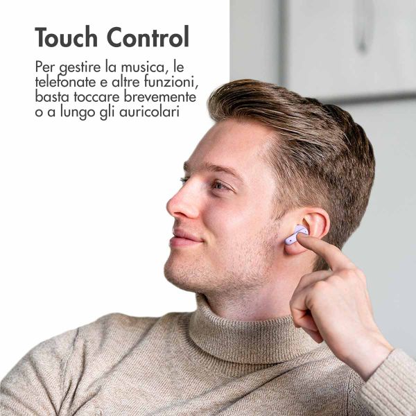 imoshion Aura Pro Auricolari in-ear wireless - Cancellazione attiva del rumore (ANC) - Lavender Lilac