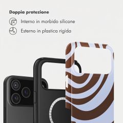 Selencia Cover posteriore Vivid con MagSafe Apple iPhone 17 Pro Max - Dream Swirl Chocolate