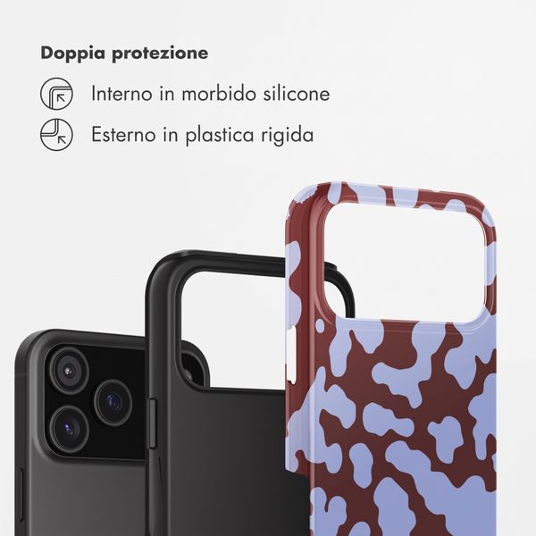 Selencia Cover Posteriore Vivid Apple iPhone 17 Pro - Moo'd Lavender Glow