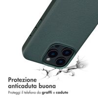 Accezz Cover in Pelle con MagSafe Apple iPhone 16 Pro Max - Cedar Green