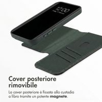 Accezz Cover in pelle 2 in 1 con MagSafe Apple iPhone 18 Pro Max / 17 Pro Max - Cedar Green