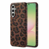 Selencia Cover Sabi Stampa pantera con MagSafe Samsung Galaxy A56 - Mocha Brown