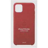 Apple Cover in Pelle iPhone 11 Pro Max - Red