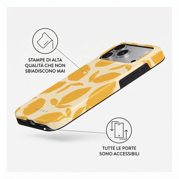 Burga Cover Posteriore Resistente con MagSafe Apple iPhone 18 Pro Max - Lemon Tart