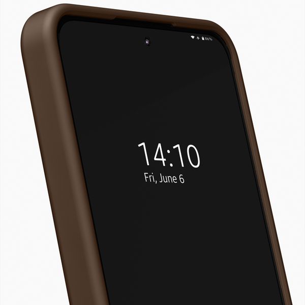iDeal of Sweden Cover in silicone con MagSafe Samsung Galaxy A37 (5G) - Mocha Mousse