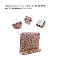 imoshion Cover Posteriore Kidsproof Design con maniglia Apple iPad 11 (2025) 11 pollici A16 / iPad 10 (2022) 10.9 pollici - Stampa pantera