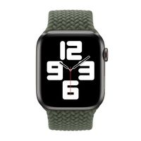 Apple Cinturino Solo intrecciato Apple Watch | 38/40/41/42 mm - Taglia 4 - Inverness Green
