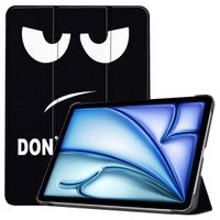 imoshion Cover Trifold Design Apple iPad Air 13 pollici (2026) M4 / (2025) M3 / (2024) M2 - Don't touch