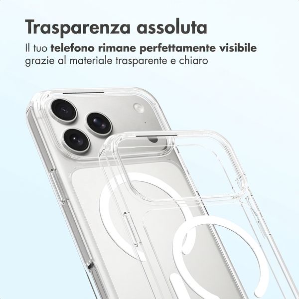 Accezz Cover posteriore Xtreme Impact con MagSafe Apple iPhone 18 Pro Max / 17 Pro Max - Trasparente