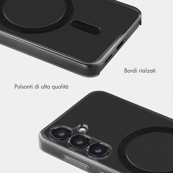 Accezz Lite custodia posteriore con MagSafe Samsung Galaxy S25 - Smokey Clear