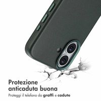 Accezz Cover in Pelle con MagSafe Apple iPhone 17 - Cedar Green