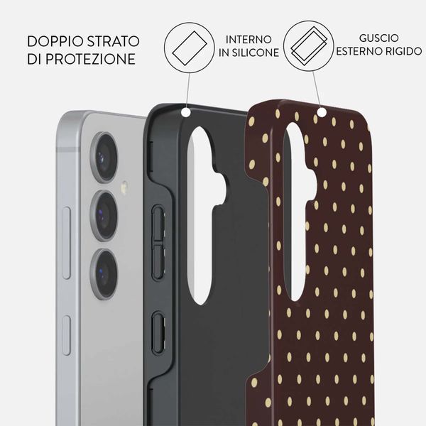 Burga Cover Posteriore Resistente con MagSafe Samsung Galaxy S24 - Sorry Busy