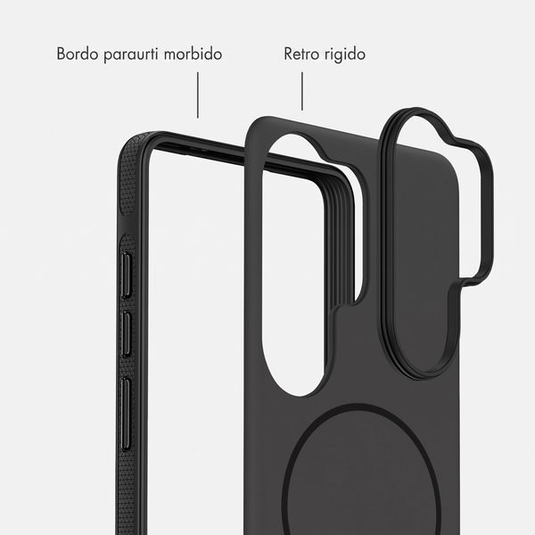 imoshion Cover posteriore Color con Thin MagSafe Ring Samsung Galaxy S26 Ultra - Nero