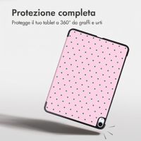 imoshion Cover Trifold Design Apple iPad Air 11 pollici (2026) M4 / (2025) M3 / (2024) M2 / Air 5 (2022) / Air 4 (2020) - Happy Dots