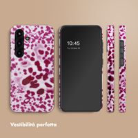 Selencia Cover posteriore Vivid con MagSafe Samsung Galaxy S25 - Cosmic Orchid