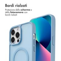 imoshion Cover posteriore Color Guard con MagSafe Apple iPhone 13 Pro Max - Azzurro
