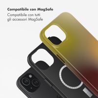 Selencia Cover posteriore Vivid con MagSafe Apple iPhone 15 - Gradient Olive Dust