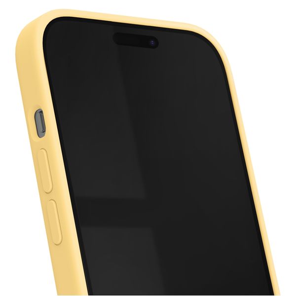 iDeal of Sweden Cover in silicone con MagSafe Apple iPhone 17e / 16e / 15 / 14 / 13 - Soft Lemon