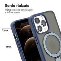 Accezz Cover con anello e supporto con MagSafe Apple iPhone 13 Pro - Blu