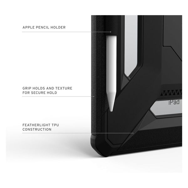 UAG Custodia posteriore Scout Plus con supporto Apple iPad 11 (2025) 11 pollici A16 / iPad 10 (2022) 10.9 pollici - Black