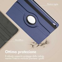 imoshion Cover Girevole a 360° Apple iPad 11 (2025) 11 pollici A16 / iPad 10 (2022) 10.9 pollici - Blu scuro