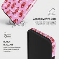 Burga Cover Posteriore Resistente con MagSafe Apple iPhone 14 - Coral Reef