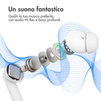imoshion Aura Pro Auricolari in-ear wireless - Cancellazione attiva del rumore (ANC) - Bianco
