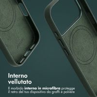 Accezz Cover in Pelle con MagSafe Apple iPhone 18 Pro / 17 Pro - Cedar Green