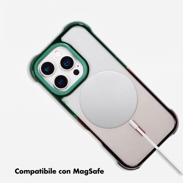 Selencia Cover MagSafe Gradient Apple iPhone 16 Pro - Verde / Marrone