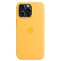 Apple Cover Posteriore in Silicone con MagSafe Apple iPhone 15 Pro Max - Sunshine