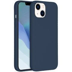 Accezz Cover in silicone liquido con MagSafe Apple iPhone 14 / 13 - Blu scuro