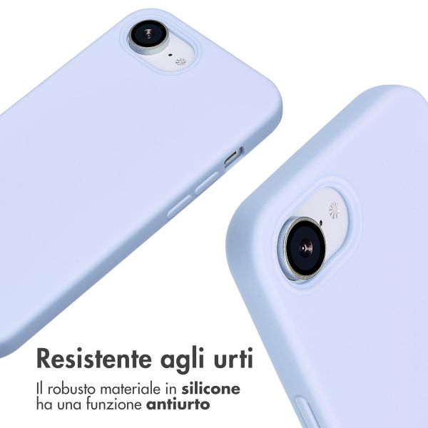 imoshion Cover in Silicone con Cordino Apple iPhone 17e / 16e - Viola