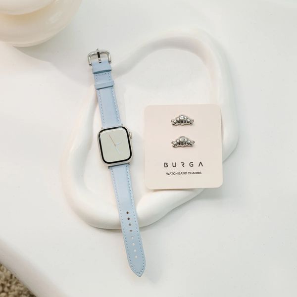 Burga Cinturino in vera pelle Apple Watch | 38/40/41/42 mm - Dream / Silver