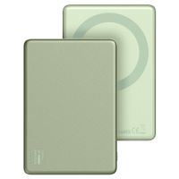 iDeal of Sweden MagSafe Powerbank Slim 5.000 mAh - Powerbank wireless - Sage Green