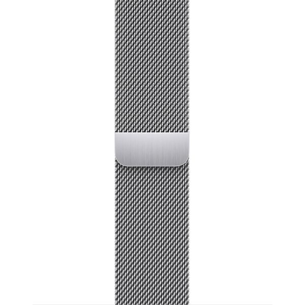 Apple Cinturino Milanese Loop Apple Watch Series 1 t/m 9 / SE (38/40/41 mm) | Series 10 / 11 (42 mm) - Silver