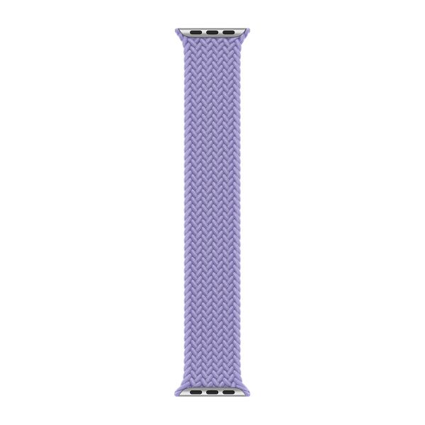 Apple Cinturino Solo intrecciato Apple Watch | 44/45/46/49 mm - Taglia 10 - Lavender