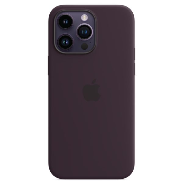 Apple Cover Posteriore in Silicone con MagSafe Apple iPhone 14 Pro Max - Elderberry