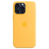 Apple Cover Posteriore in Silicone con MagSafe Apple iPhone 15 Pro Max - Sunshine