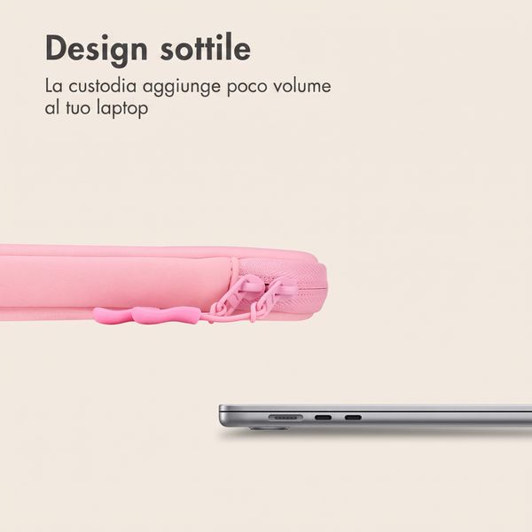 imoshion Custodia per laptop con tasca 14 pollici - Candy Pink