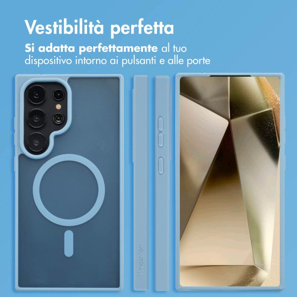 imoshion Cover posteriore Color Guard con MagSafe Samsung Galaxy S24 Ultra - Azzurro