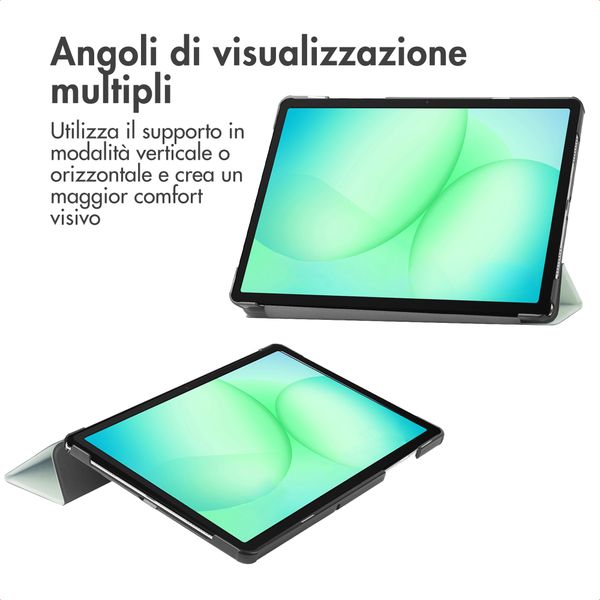 imoshion Cover a libro Trifold Samsung Galaxy Tab A11 Plus - Verde chiaro