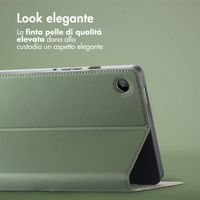 Accezz Cover Tablet Classica Samsung Galaxy Tab A9 8.7 pollici - Verde