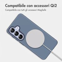 imoshion Cover posteriore Color con Thin MagSafe Ring Samsung Galaxy S26 - Blu scuro